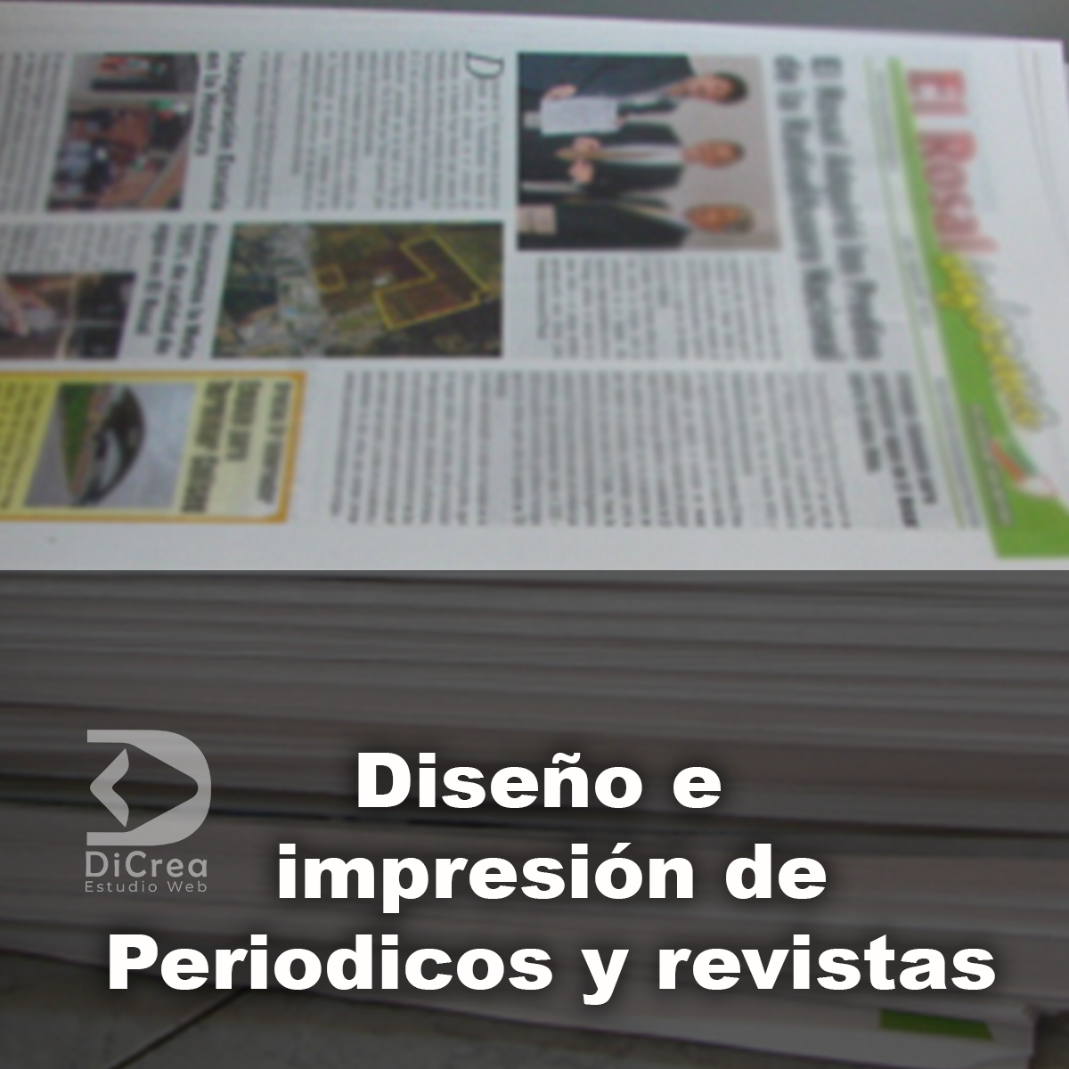 diseño e impresion revistas Dicrea Estudio Web