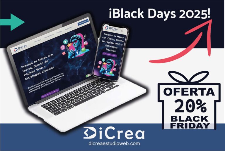 Diseño de Página Web Profesional, Descuento Black Days