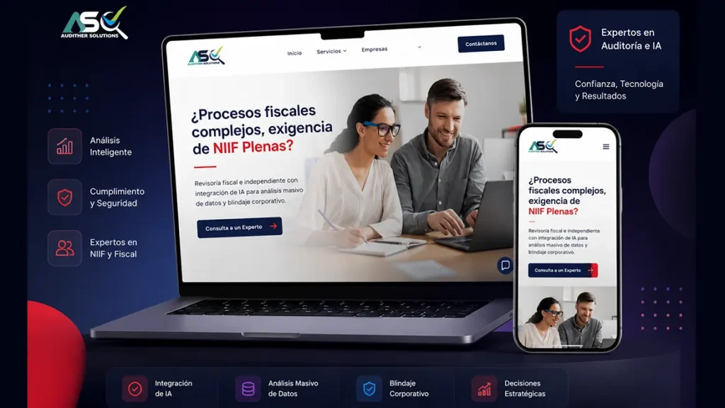 rediseño y estrategia de captacion para empresa de contadores por dicrea estudio web